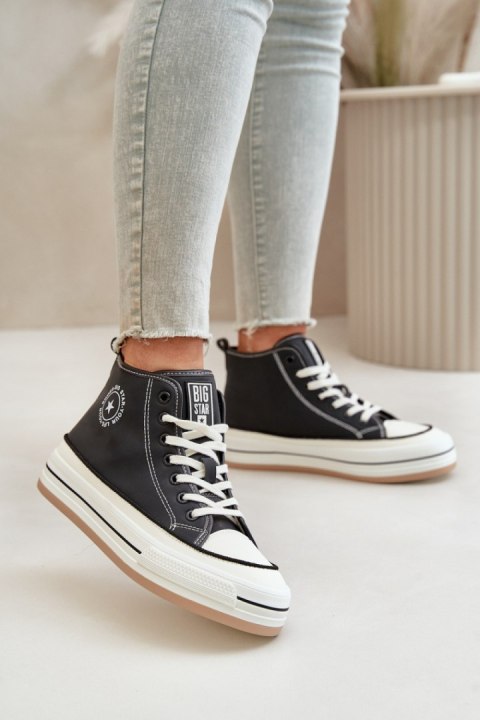 Trampki Model Big Star OO274062 Black - Step in style Step in style Trampki Model Big Star OO274062 Black - Step in style Step in style