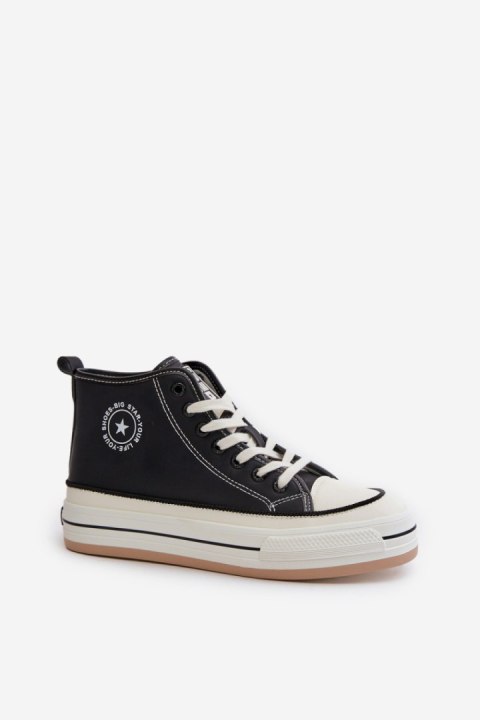 Trampki Model Big Star OO274062 Black - Step in style Step in style Trampki Model Big Star OO274062 Black - Step in style Step in style