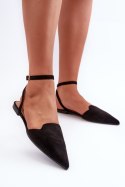 Baleriny Model Ellesara JH265 Black - Step in style Step in style Baleriny Model Ellesara JH265 Black - Step in style Step in style