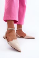 Baleriny Model Ellesara JH265 Light Beige - Step in style Step in style Baleriny Model Ellesara JH265 Light Beige - Step in style Step in style