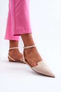 Baleriny Model Ellesara JH265 Light Beige - Step in style Step in style Baleriny Model Ellesara JH265 Light Beige - Step in style Step in style