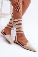 Baleriny Model Ellesara JH265 Light Beige - Step in style Step in style Baleriny Model Ellesara JH265 Light Beige - Step in style Step in style