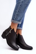 Botki Model Annaja 4111-M Black - Step in style Step in style Botki Model Annaja 4111-M Black - Step in style Step in style