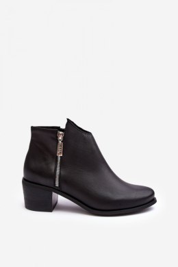 Botki Model Annaja 4111-M Black - Step in style Step in style