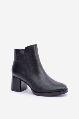 Botki Model Feliveth 24BT02-7970 Black - Step in style Step in style