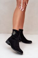 Botki Model Lerioria ASA198-28 Black - Step in style Step in style Botki Model Lerioria ASA198-28 Black - Step in style Step in style