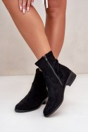 Botki Model Lerioria ASA198-28 Black - Step in style Step in style Botki Model Lerioria ASA198-28 Black - Step in style Step in style