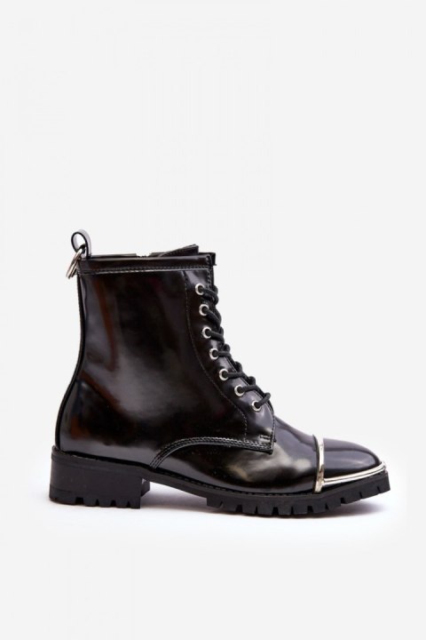 Botki Model Lu Boo XW37343 Black Skóra - Step in style Step in style Botki Model Lu Boo XW37343 Black Skóra - Step in style Step in style