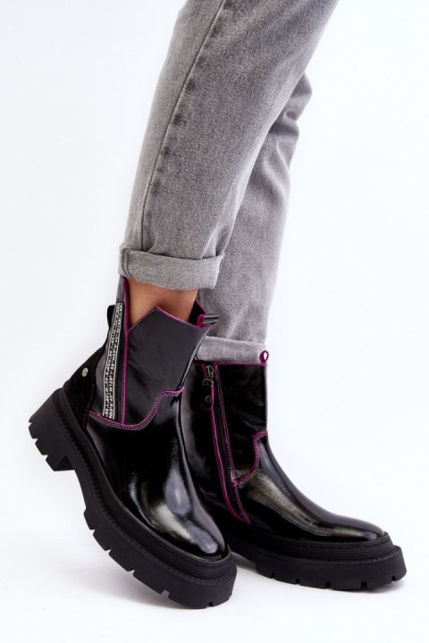 Botki Model Maciejka 06236-15 Black - Step in style Step in style Botki Model Maciejka 06236-15 Black - Step in style Step in style