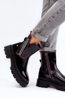Botki Model Maciejka 06236-15 Black - Step in style Step in style
