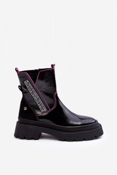 Botki Model Maciejka 06236-15 Black - Step in style Step in style Botki Model Maciejka 06236-15 Black - Step in style Step in style