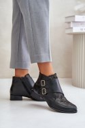Botki Model Maciejka 06696-01 Black - Step in style Step in style Botki Model Maciejka 06696-01 Black - Step in style Step in style