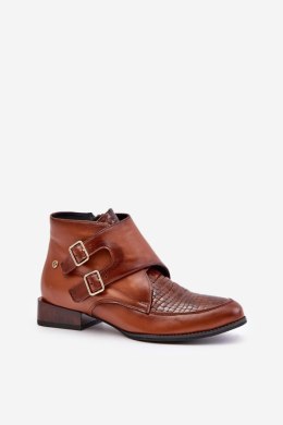 Botki Model Maciejka 06696-02 Brown - Step in style Step in style