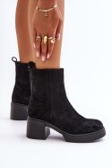 Botki Model Meriluna YK39P Black - Step in style Step in style Botki Model Meriluna YK39P Black - Step in style Step in style