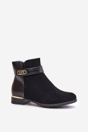 Botki Model Ravasira K-99213 Black - Step in style Step in style Botki Model Ravasira K-99213 Black - Step in style Step in style