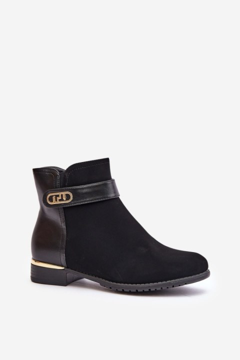Botki Model Ravasira K-99213 Black - Step in style Step in style Botki Model Ravasira K-99213 Black - Step in style Step in style