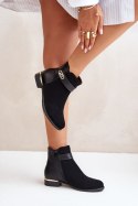 Botki Model Ravasira K-99213 Black - Step in style Step in style Botki Model Ravasira K-99213 Black - Step in style Step in style