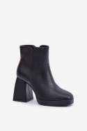 Botki Model Selarae LQ-48 Black - Step in style Step in style