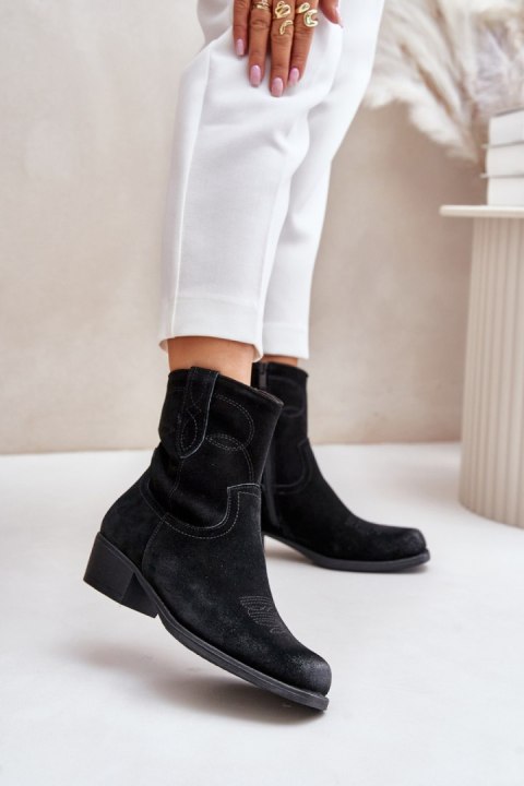 Botki Model Sergio Leone BT284-S Black - Step in style Step in style Botki Model Sergio Leone BT284-S Black - Step in style Step in style