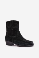 Botki Model Sergio Leone BT284-S Black - Step in style Step in style Botki Model Sergio Leone BT284-S Black - Step in style Step in style
