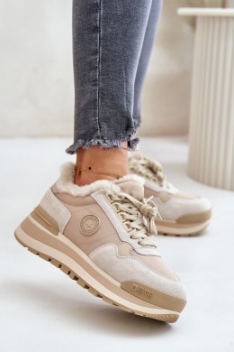 Buty Sportowe Model Big Star OO274A214 Beżowe - Step in style Step in style