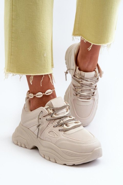 Buty Sportowe Model Relissa C2155 Beige - Step in style Step in style Buty Sportowe Model Relissa C2155 Beige - Step in style Step in style