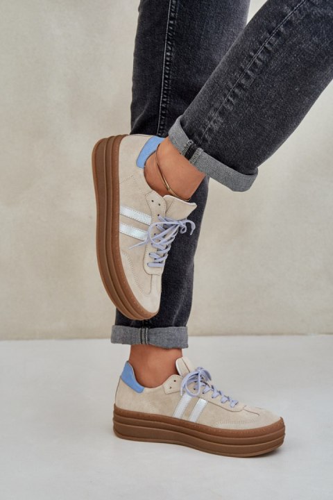 Buty Sportowe Model Zazoo N1068S4 Beige - Step in style Step in style Buty Sportowe Model Zazoo N1068S4 Beige - Step in style Step in style
