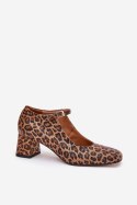 Czółenka Model Laura Messi 2936 Brown - Step in style Step in style Czółenka Model Laura Messi 2936 Brown - Step in style Step in style