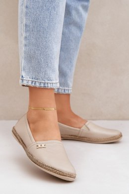 Espadryle Model Zazoo 10177 Beige - Step in style Step in style