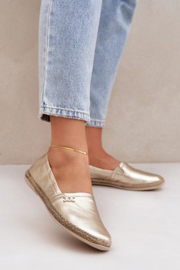 Espadryle Model Zazoo 10177 Gold - Step in style Step in style