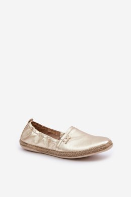 Espadryle Model Zazoo 10177 Gold - Step in style Step in style