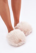 Kapcie Model Wladisa YL-327 Light Beige - Step in style Step in style