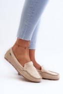 Mokasyny Model Amrutia DF937 Beige - Step in style Step in style Mokasyny Model Amrutia DF937 Beige - Step in style Step in style