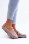 Mokasyny Model Amrutia DF937 Violet - Step in style Step in style Mokasyny Model Amrutia DF937 Violet - Step in style Step in style