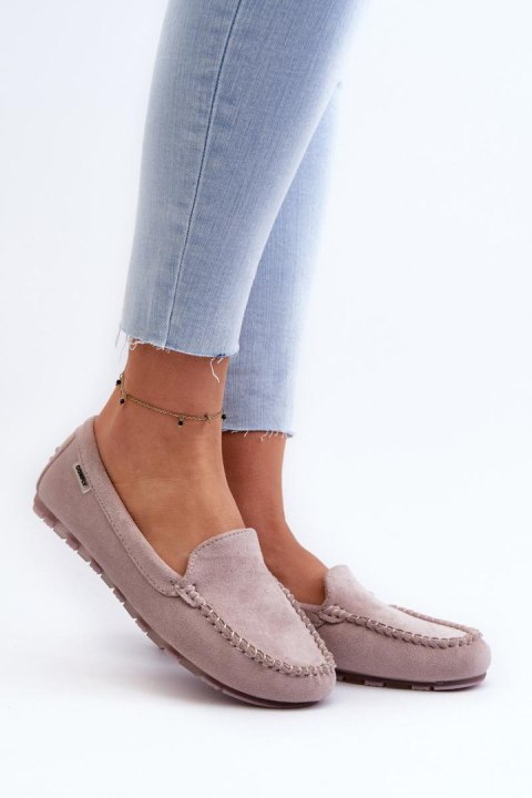 Mokasyny Model Amrutia DF937 Violet - Step in style Step in style Mokasyny Model Amrutia DF937 Violet - Step in style Step in style