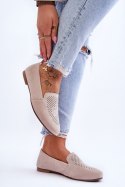 Mokasyny Model Giovana LR29515 Beige - Step in style Step in style Mokasyny Model Giovana LR29515 Beige - Step in style Step in style