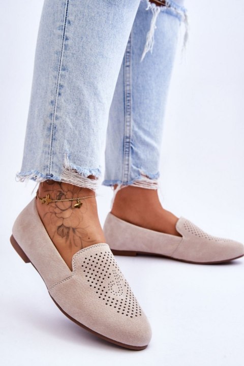 Mokasyny Model Giovana LR29515 Beige - Step in style Step in style Mokasyny Model Giovana LR29515 Beige - Step in style Step in style