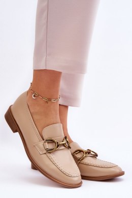 Mokasyny Model Lorien 2623-3 Beige - Step in style Step in style
