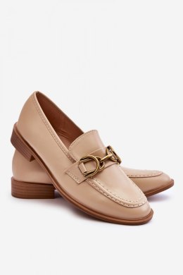 Mokasyny Model Lorien 2623-3 Beige - Step in style Step in style