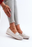 Mokasyny Model Nassnema 833959 White - Step in style Step in style Mokasyny Model Nassnema 833959 White - Step in style Step in style
