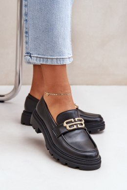 Mokasyny Model Trionna CM09P Black - Step in style Step in style