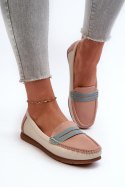 Mokasyny Model Vikitara 833957 Pink - Step in style Step in style Mokasyny Model Vikitara 833957 Pink - Step in style Step in style