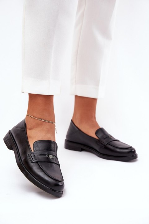 Mokasyny Model Vinceza 18100 Black - Step in style Step in style Mokasyny Model Vinceza 18100 Black - Step in style Step in style