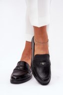Mokasyny Model Vinceza 18100 Black - Step in style Step in style Mokasyny Model Vinceza 18100 Black - Step in style Step in style