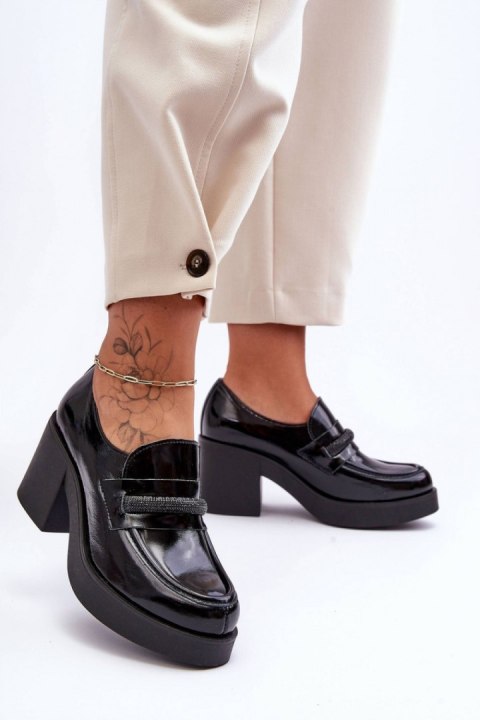 Półbuty Model Gelanor 20157 Black Skóra - Step in style Step in style Półbuty Model Gelanor 20157 Black Skóra - Step in style Step in style