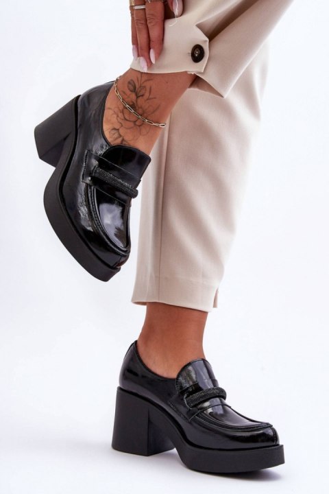 Półbuty Model Gelanor 20157 Black Skóra - Step in style Step in style Półbuty Model Gelanor 20157 Black Skóra - Step in style Step in style