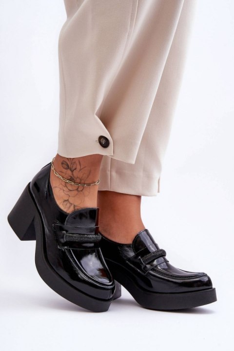 Półbuty Model Gelanor 20157 Black Skóra - Step in style Step in style Półbuty Model Gelanor 20157 Black Skóra - Step in style Step in style
