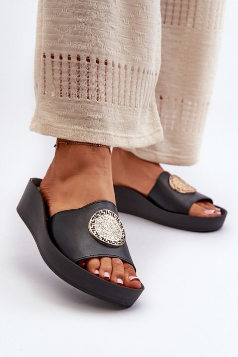 Sandał Klapki Model Zazoo 2920 Black - Step in style Step in style Sandał Klapki Model Zazoo 2920 Black - Step in style Step in style