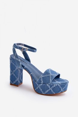 Sandały Model Acrana JA-49 Blue - Step in style Step in style