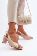 Sandały Model Trasea 24SD98-6785 Beige - Step in style Step in style Sandały Model Trasea 24SD98-6785 Beige - Step in style Step in style